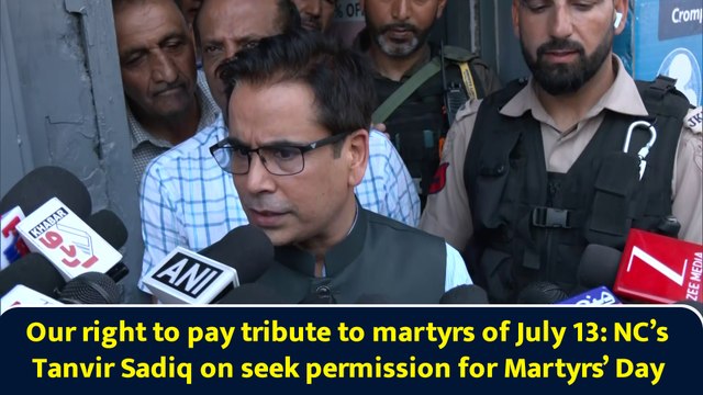 Our right to pay tribute to martyrs of July 13: NC’s Tanvir Sadiq on seek permission for Martyrs’ Day