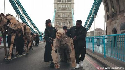 Wilde Tiere auf der Flucht? Die Kunstaktion "The Herds"