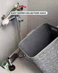 Turn your basket into a water collection bucket 💧