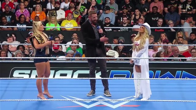 WWE Smack Down _ July 11, 2025 - Jade Cargill gets payback on Naomi rudely interrupting Tiffany Stratton & Trish Stratus for sadistic backstage attack last Friday