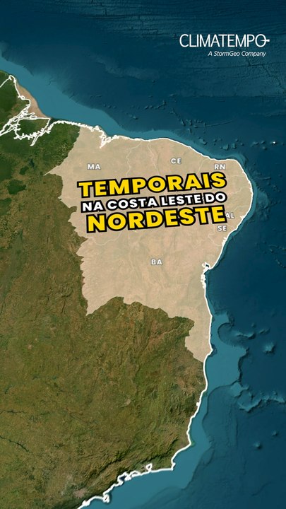TEMPORAIS NO LITORAL