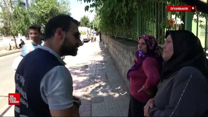 Diyarbakır’da ses geldiği iddiasıyla tahliye edilen apartmana girişler açıldı