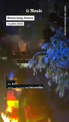 Le plus grand temple bouddhiste de France en partie détruit par un incendie