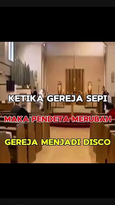 Ketika Gereja Sepi Maka Berubah Menjadi Panggung Disco Dan Yesus Sebagai DJ-nya