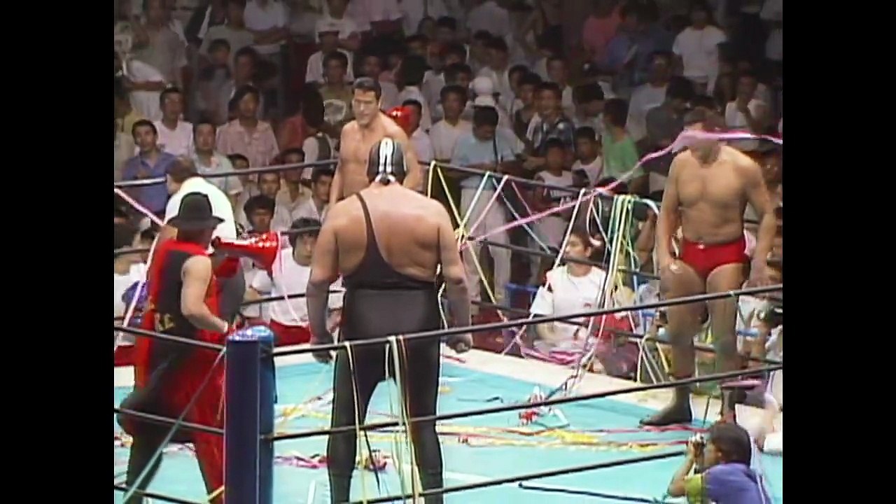 Antonio Inoki & Seiji Sakaguchi vs. Giant Machine & Super Machine (8/30/1985)