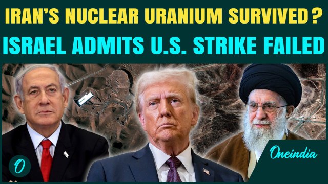 Iran's Nuclear Uranium SURVIVED U.S Bombing, Israelis Admit Failure of U.S OP 'Midnight Hammer'