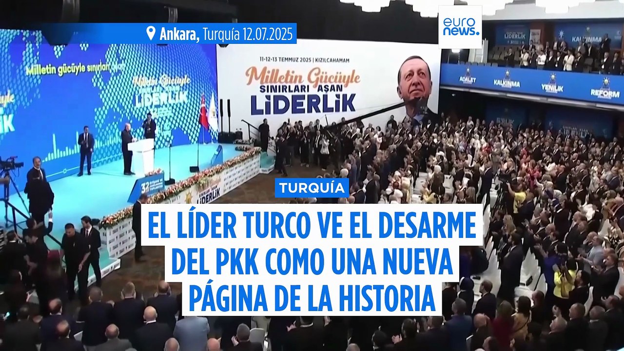 El líder turco afirma que el desarme del PKK abre una nueva página en ...