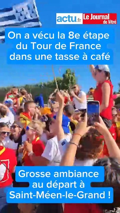 Ille-et-Vilaine : on a vécu le Tour de France dans une tasse à café