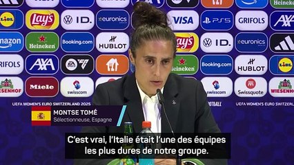 Tomé : "L’Italie a haussé son niveau contre nous"