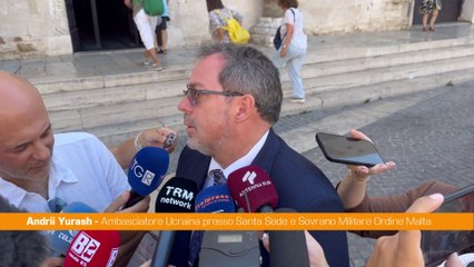 Ucraina, Yurash "Grati all'Italia per la vicinanza e il supporto"