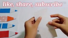 cara mudah bikin origami pensil