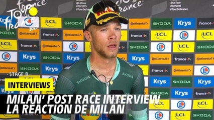 Milan Post-race interview - Stage 8 - Tour de France 2025