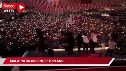 Malatya'da on binler toplandı