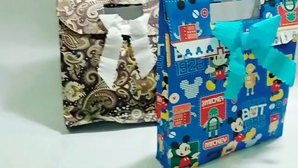 cara mudah bikin origami tas tangan dan paper bag