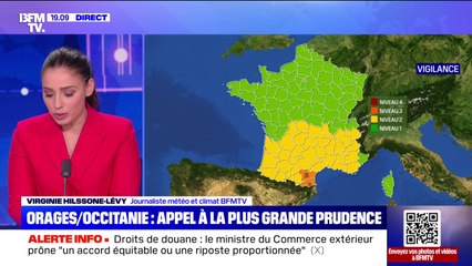 Orages/Occitanie : appel à la plus grande prudence - 12/07