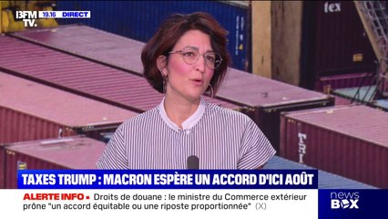Droits de douane de 30% pour l'UE: "On est touché par une baisse des commandes des clients américains", observe Léa Marie, directrice générale du "Slip Français"