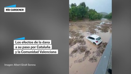Los efectos de la Dana a su paso por Cataluña y Castellón