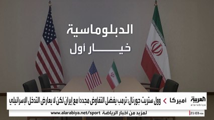 ترمب يراهن على الدبلوماسية مع إيران.. ونتنياهو يلوح بالعمل العسكري