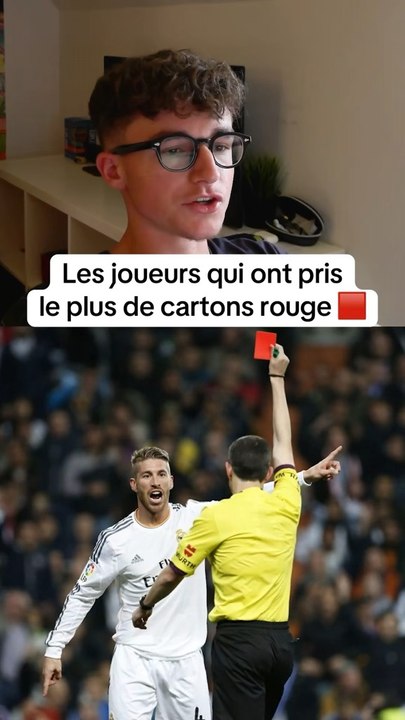 Les joueurs qui ont pris le plus de cartons rouge 🟥 #quiz #foot #football