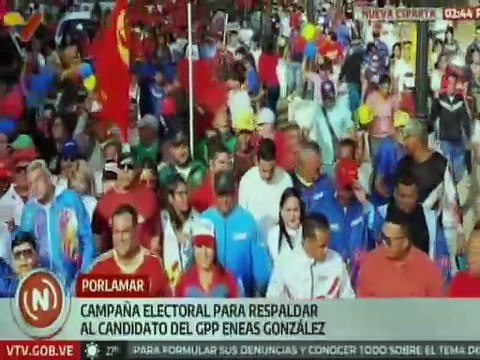 Neoespartanos manifiestan su apoyo al candidato del GPP Eneas González