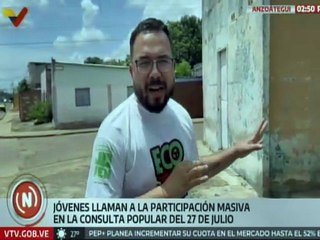 Jóvenes anzoatiguenses llaman a la participación masiva en 1.ª Consulta Popular de la Juventud