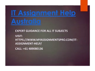 IT Assignment Help Australia