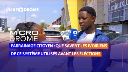 Microdrome : Que savent les ivoiriens du système de parrainage citoyen?