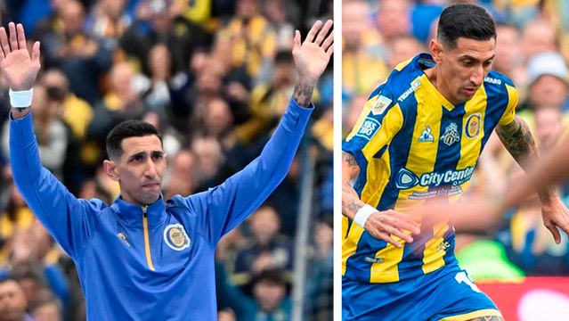 Ángel Di María hace su regreso oficial al futbol argentino con Rosario Central y un gol de bienvenida