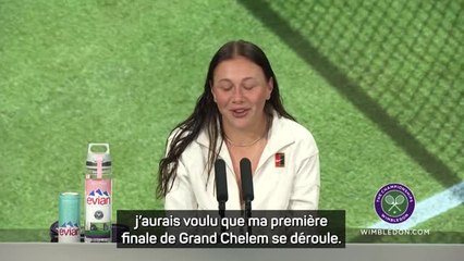 Wimbledon - Anisimova : "La défaite est un peu difficile à digérer"