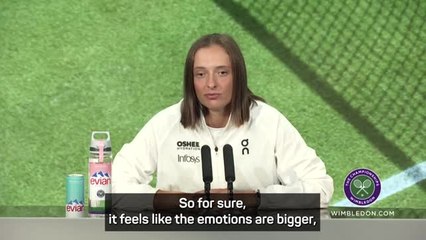 Winning grand slam on grass 'makes it more special' - Swiatek