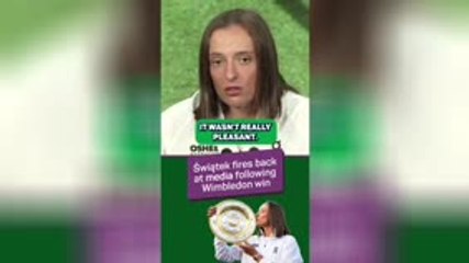 Swiatek tells media to 'leave her alone'