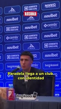 NUNCA DUDO EN LLEGAR A CRUZ AZUL. José Paradela declaró en su presentación con Cruz Azul que nunca dudo en llegar al equipo.