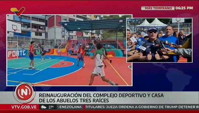 Caracas | Reinauguran el Complejo Deportivo y Casa de los Abuelos Tres Raíces en el 23 de Enero