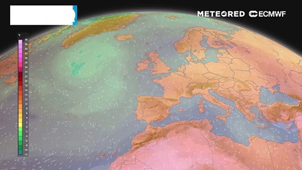 Os mapas da Meteored continuam a insistir para dias bastante quentes ao longo da semana, em Portugal continental