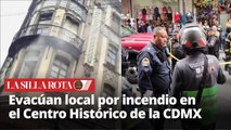 Incendio en negocio de bisutería desata movilización en Correo Mayor y Venustiano Carranza