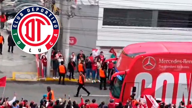 Liga MX: Así llegan los jugadores de Toluca al juego contra Necaxa celebrando que son los actuales campeones