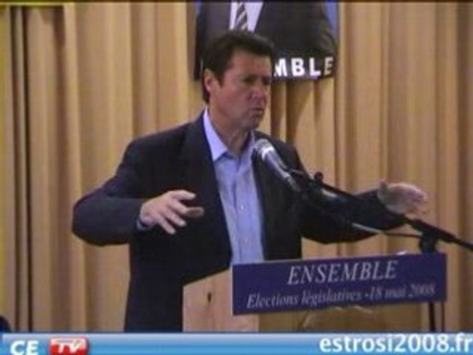 LÉGISLATIVES Roquebilliere CHRISTIAN ESTROSI 2008