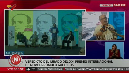 "El Simulacro de los Espejos" de Vicente Battista gana el Premio Internacional Rómulo Gallegos