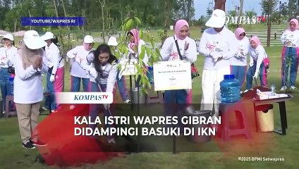 Kala Istri Wapres Gibran, Selvi Ananda Didampingi Basuki Hadimuljono Tanam Pohon di IKN