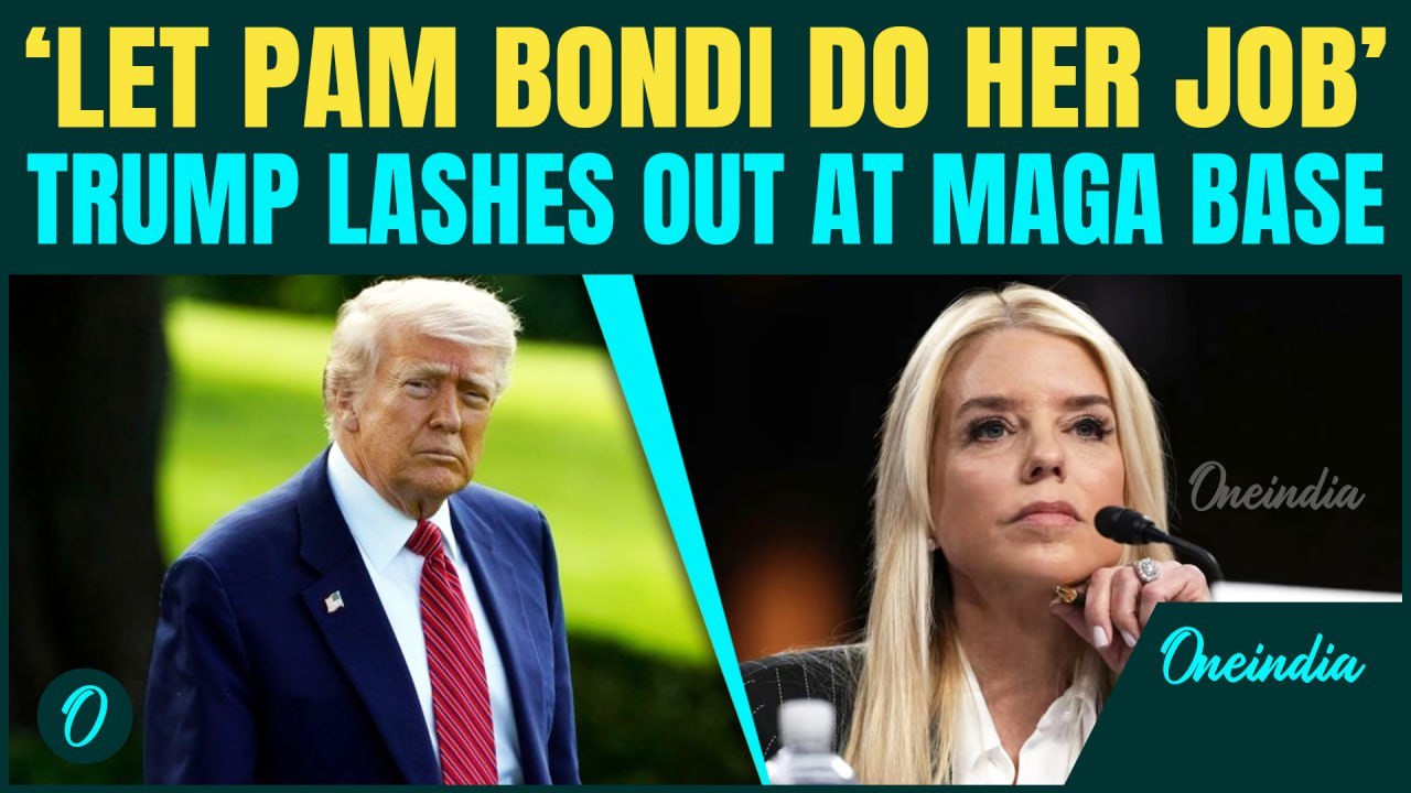 Trump DEFENDS Pam Bondi Amid Epstein Files Fury, Accuses ‘Selfish’ MAGA World Of Undermining Bondi