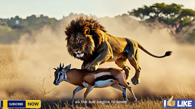 Lion Hunt in the Wild – Real Attack on Antelope & Zebra | African Wildlife Documentary
