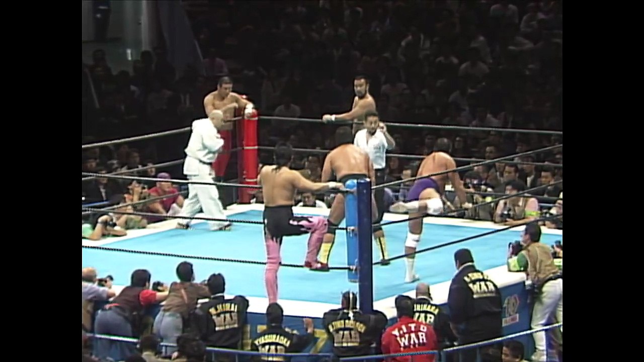 Kengo Kimura, Shiro Koshinaka & Masashi Aoyagi vs. Genichiro Tenryu, Akitoshi Ishikawa & Koki Kitahara (11/23/1992)