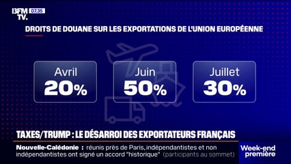 Droits de douanes américains à 30%: l'inquiétude des exportateurs français