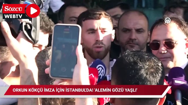 Orkun Kökçü imza için İstanbul'da! 'Alemin gözü yaşlı'