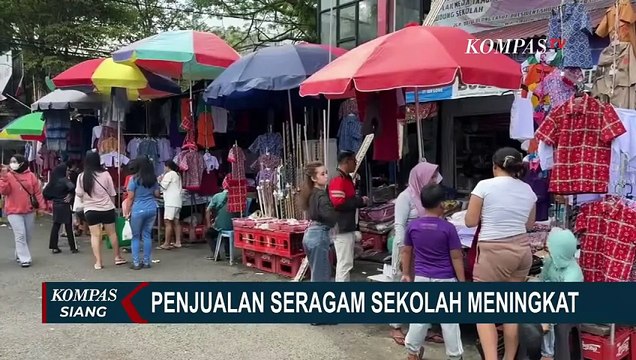 Jelang Tahun Ajaran Baru, Penjualan Seragam Sekolah di Pasar Manado Meningkat | KOMPAS SIANG