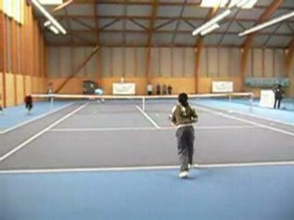 Gervane sur le court