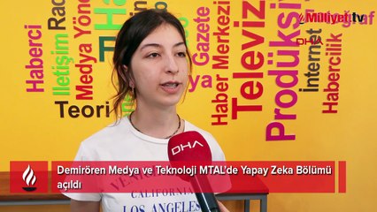Demirören Medya ve Teknoloji MTAL’de Yapay Zeka Bölümü açıldı