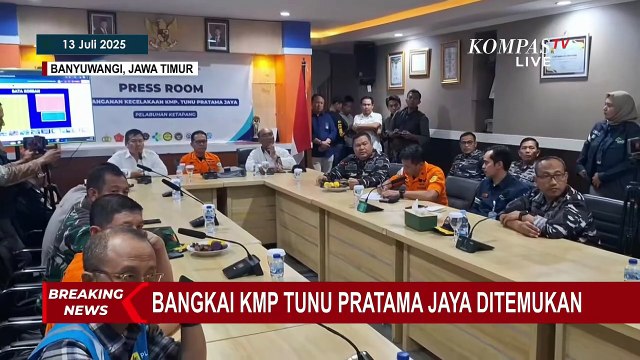 Breaking News! Penampakan Kapal Tenggelam KMP Tunu Pratama Jaya Ditemukan