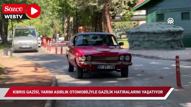 Kıbrıs gazisi, yarım asırlık otomobiliyle gazilik hatıralarını yaşatıyor