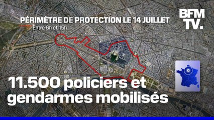 Défilé du 14-Juillet, match du PSG... Le dispositif de sécurité mis en place à Paris